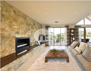 Yellow Limestone Wall Stone