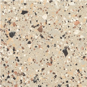 Eccitare Beige Terrazzo Slabs & Tiles For Floors